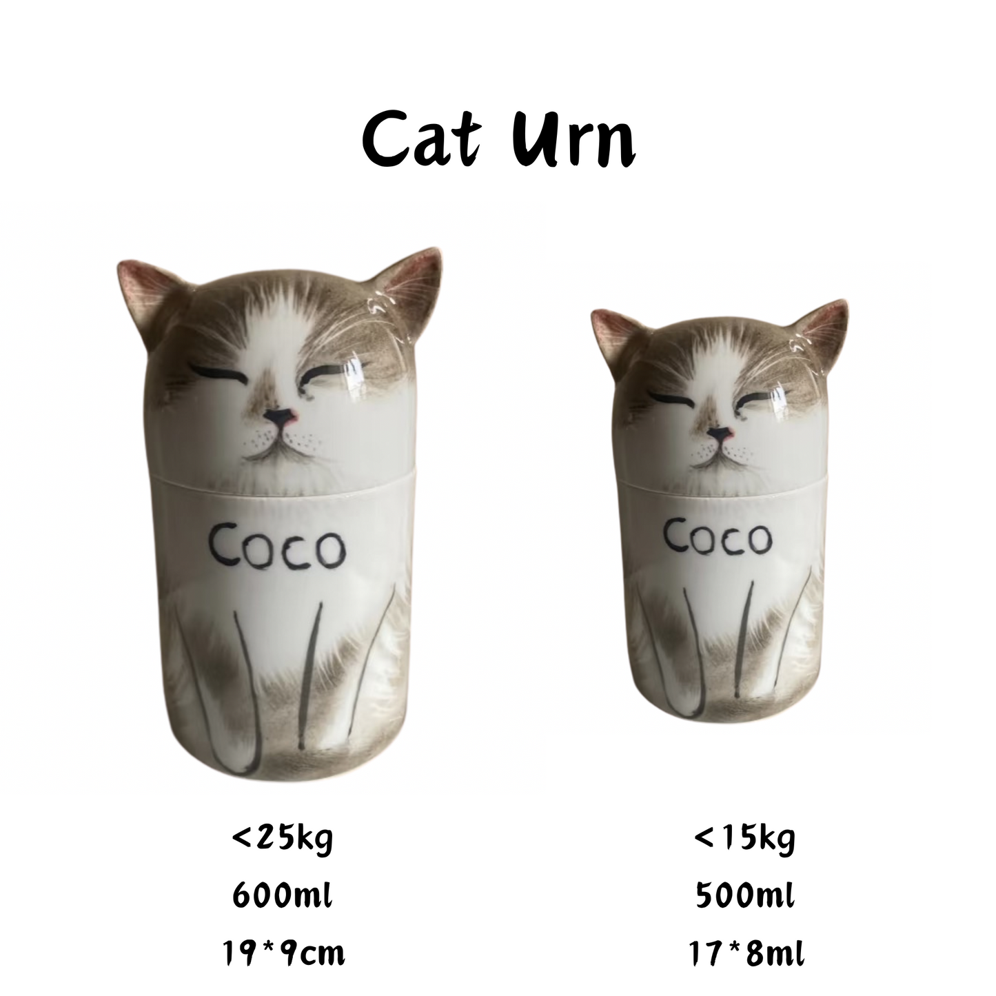 Custom Semi-Spherical Pet Urn – Personalized Pet Memorial Box for Ashes