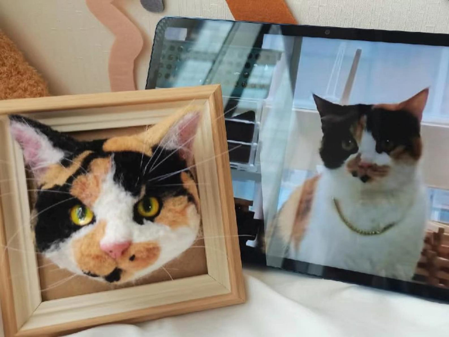 Hyper-Realistic Custom Needle Felted Pet | Handmade from Photos | Forever Memorial Gift